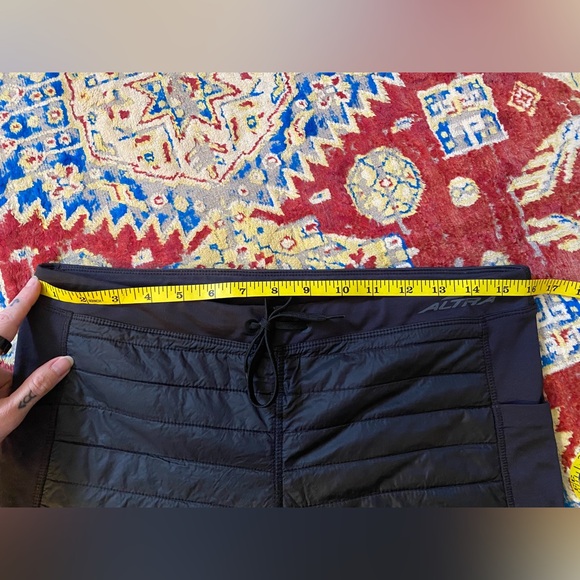 Altra Unisex Black Quilted Athletic Fleece Lined Joggers Men’s M/Women’s L - Picture 7 of 8